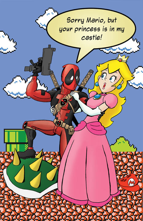 Deadpool & Princess Peach